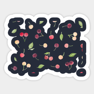 Cherry Watercolour Pattern Sticker